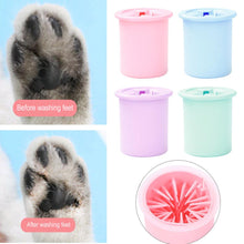 Load image into Gallery viewer, Portable Dog Paw Cleaner Cup for Small Large Dogs Pet Feet Washer Pet Cat Dirty Paw Cleaning Cup Soft Silicone Foot Wash Tool
