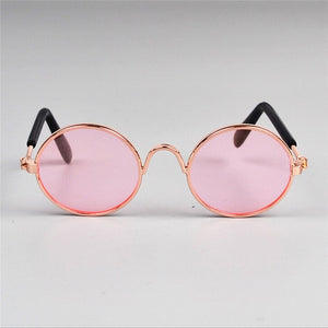 2020 New Doll Toy Cool Sunglasses For American toy Baby toy Pet Photo Prop Pet Glasses Doll Sunglasses Pet Cat Eye Protection