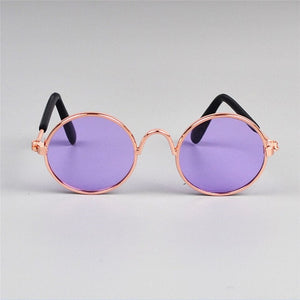 2020 New Doll Toy Cool Sunglasses For American toy Baby toy Pet Photo Prop Pet Glasses Doll Sunglasses Pet Cat Eye Protection