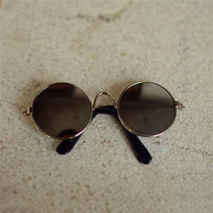 2020 New Doll Toy Cool Sunglasses For American toy Baby toy Pet Photo Prop Pet Glasses Doll Sunglasses Pet Cat Eye Protection