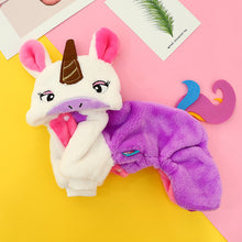 Load image into Gallery viewer, Petcircle Dog Clothes Poodle Autumn Clothing Cat Clothes Pet Clothing Rainbow Unicorn Pet Costume
